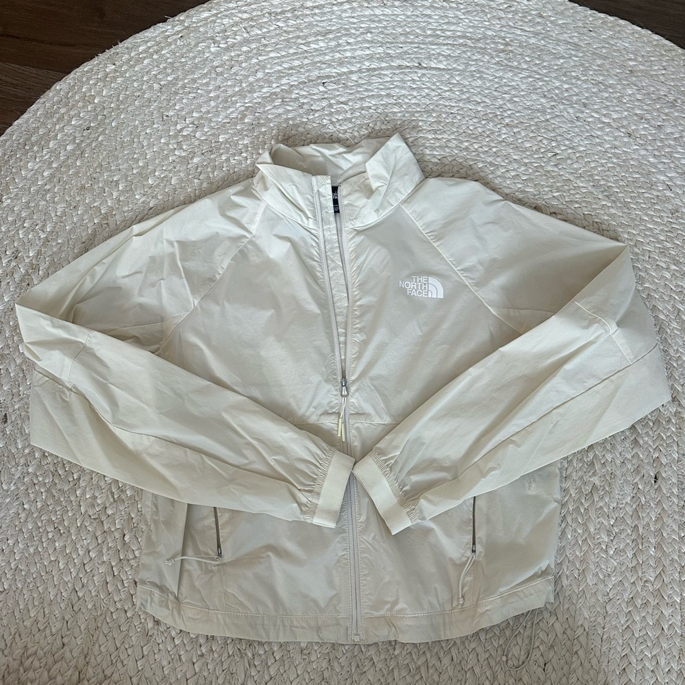 The North Face Women's Cream Windbreaker Jacket